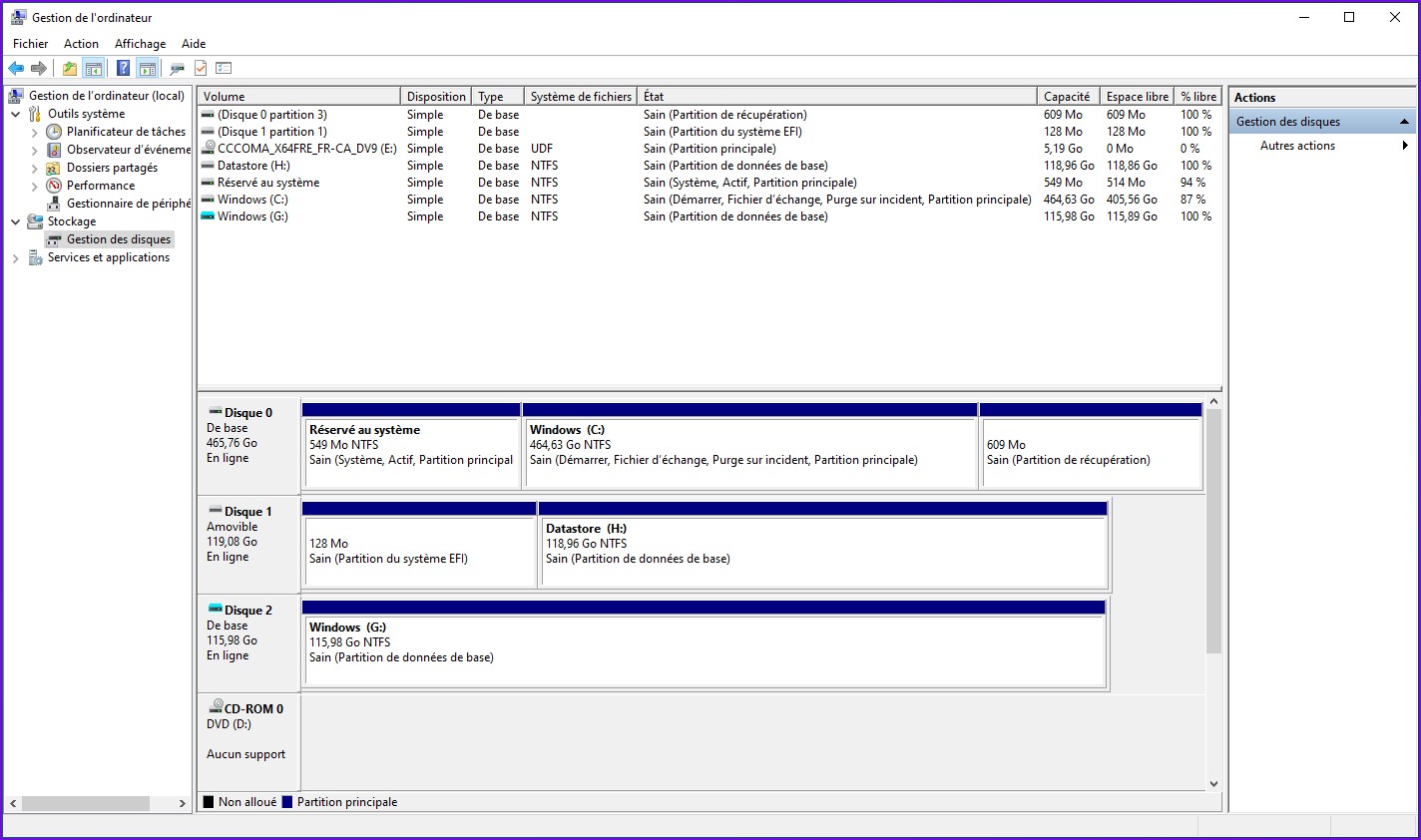 Installation de Windows sur un disque amovible Installer Windows